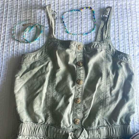 Abercrombie Kids Girls Tie Dye Romper 9/10 - Picture 2 of 5